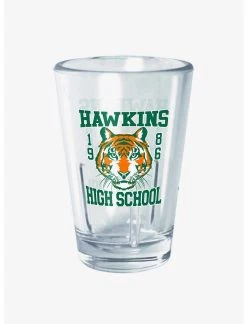 Null Stranger Things Hawkins High School Mini Glass