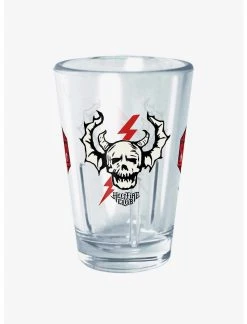 Null Stranger Things Hellfire Club Lightning Mini Glass
