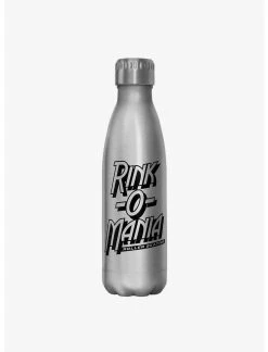 Null Stranger Things Rink-O-Mania Logo Stainless Steel Water Bottle