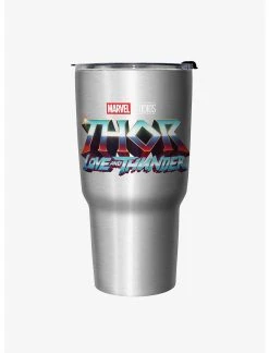 Null Marvel Thor: Love And Thunder Logo Travel Mug