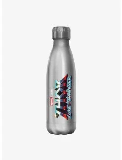 Null Marvel Thor: Love And Thunder Logo Stainless Steel Water Bottle