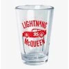 Null Disney Pixar Cars Race Ready Lightning McQueen Mini Glass