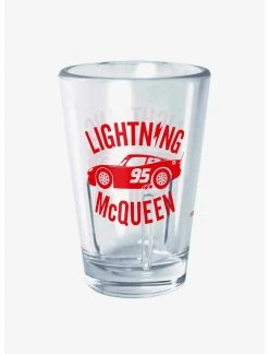 Null Disney Pixar Cars Race Ready Lightning McQueen Mini Glass