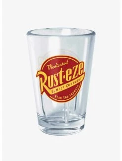 Null Disney Pixar Cars Rust-eze Label Mini Glass