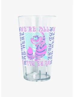 Null Disney Alice In Wonderland Cheshire Mad Here Trip Tritan Cup