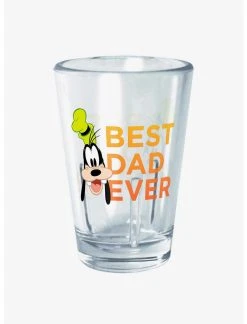 Null Disney Mickey Mouse Goofy Best Dad Ever Mini Glass