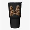 Null Disney Mickey Mouse Animal Print Bow Travel Mug