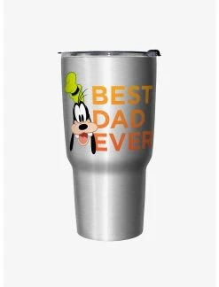 Null Disney Mickey Mouse Goofy Best Dad Ever Travel Mug