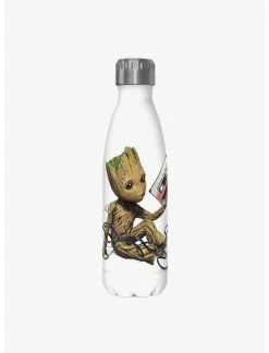 Null Marvel Groot Tape Stainless Steel Water Bottle