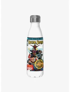 Null Marvel Doctor Strange In The Multiverse Of Madness Comic Cover Stainless Steel Water Bottle