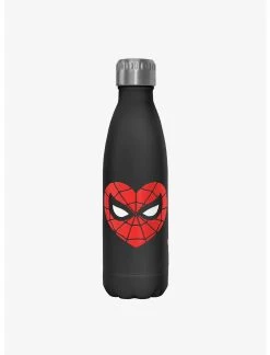 Null Marvel Spider-Man Spidey Heartbreaker Stainless Steel Water Bottle