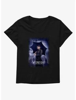 Null Wednesday TV Series Poster Womens T-Shirt Plus Size