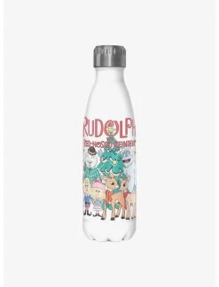 Null Rudolph The Red-Nosed Reindeer Christmas Group Water Bottle