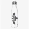 Null Wednesday Nevermore Raven Water Bottle
