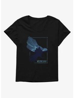 Null Wednesday TV Series Raven Womens T-Shirt Plus Size
