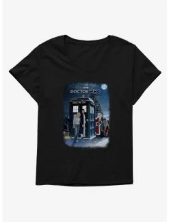 Null Doctor Who The Chirstmas Invasion Womens T-Shirt Plus Size